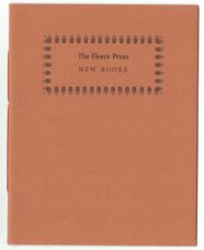 The Fleece Press. New Books.