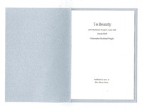 To Beauty. John Buckland Wright's work with Joseph Ishill.