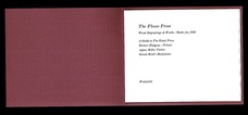 [The Fleece Press] [Prospectus]