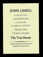 [Incline Press] [Prospectus] Liddell, John.