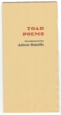 Toad Poems.