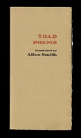 Toad Poems.