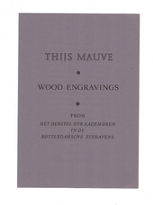 [Reading Room Press] [Prospectus] Mauve, Thijs.