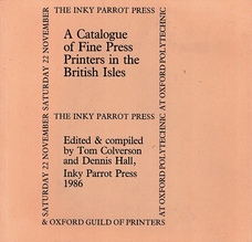 [Inky Parrot Press] Colverson, Tom & Hall, Dennis [editors and compilers].