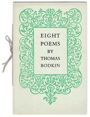 Eight Poems by Thomas Bodkin.