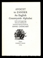 Avocet to Zander. An English Countryside Alphabet with wood-engravings done ion a selection of Lawrence's practice blocks by Anne Cathcart.